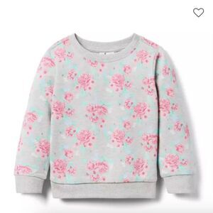Janie and Jack 100048114 Floral French Terry Sweatshirt Floral size 6-12 m NWT